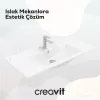 CREAVIT SU LAVABO ETAJERLİ DOLAP UYUMLU BEYAZ 100 CM SU100