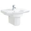 CREAVIT WING LAVABO BATARYA DELİKLİ BEYAZ 52X67CM WN065