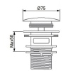 NEWARC SİFON ÜST BASMALI TAKIM DELİKLİ (BRONZ)