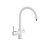 MARMORIN TELLUR WHITE ALABASTER ARITMALI EVİYE BATARYASI BEYAZ