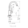 MARMORIN TELLUR WHITE ALABASTER EVİYE BATARYASI BEYAZ