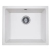 MARMORIN FADO 560 WHITE ALABASTER 1 GÖZLÜ DAMLALIKSIZ GRANİT EVİYE BEYAZ