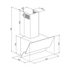 UKINOX DOLCE 60 ANKASTRE DOKUNMATİK CAM DAVLUMBAZ 60 CM UZAKTAN KUMANDALI SİYAH