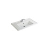 SERAMİKSAN SILVA KARE ETEJERLİ MOBİLYA UYUMLU 80 CM BEYAZ A043102H
