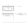 SERAMİKSAN SATURN FLAT 100 CM MOBİLYA UYUMLU BEYAZ LAVABO A143231H