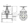 SÜRGÜLÜ VANA DN - 40 PN - 16 ELASTOMER SİTLİ DUYAR