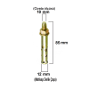 GÖMLEKLİ ÇELİK DÜBEL 10 X 85 MM ( 12 MM )