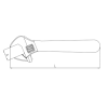 ELTA KURBAĞACIK ANAHTAR 10 256 MM  0601 - 01 0010