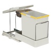 PELİKAN CARRIER DOLAP İÇİ RAYLI OTOMATİK ÇÖP KOVASI ( 20 + 1 LT ) - AÇIK GRİ