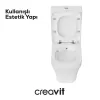 CREAVIT SOLO RIM - OFF DUVARA DAYALI KLOZET BEYAZ SO361
