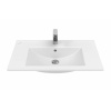 CREAVIT SU ETAJERLİ LAVABO 80 CM BEYAZ SU080