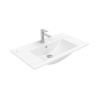 CREAVIT SU ETAJERLİ LAVABO 80 CM BEYAZ SU080