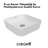 CREAVIT ULTRA ÇANAK LAVABO 40 CM BEYAZ UL040