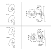 GROHE BAUEDGE TEK KUMANDALI YUVARLAK ANKASTRE BANYO BATARYASI KROM - 29079000