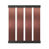 SCHOCK TASARIM DAMLAMA RAFI 336 X 392 X 12 MM STAINLESS STEEL / BRUSHED BLACK METALLIC / COPPER 