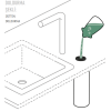 SCHOCK AMUR SIVI SABUNLUK / SABUN DİSPENSERİ METALLIC - 629014