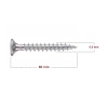 SUNTA VİDASI 6 X 80 MM - 50 ADET