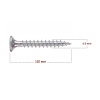 SUNTA VİDASI 6 X 120 MM - 50 ADET