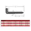 ŞOFBEN VE TERMOSİFON MONTAJ ÇİVİSİ NO: 3  5,8 X 70 MM - 10 ADET