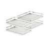 HÄFELE MAGIC CORNER KROM KÖŞE SEPET SETİ BEYAZ TABAN 86 CM - 546.19.731