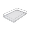 HÄFELE MAGIC CORNER KROM KÖŞE SEPET SETİ BEYAZ TABAN 86 CM - 546.19.731