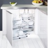 HÄFELE MAGIC CORNER KROM KÖŞE SEPET SETİ BEYAZ TABAN 86 CM - 546.19.731