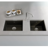 MARMORIN FADO 560 STEEL METALLIC 1 GÖZLÜ DAMLALIKSIZ GRANİT EVİYE METALİK GRİ