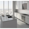 MARMORIN FADO 560 STEEL METALLIC 1 GÖZLÜ DAMLALIKSIZ GRANİT EVİYE METALİK GRİ