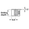 HÄFELE RAFIX 20 BAĞLANTI GÖVDESİ ZAMAK 16 MM
