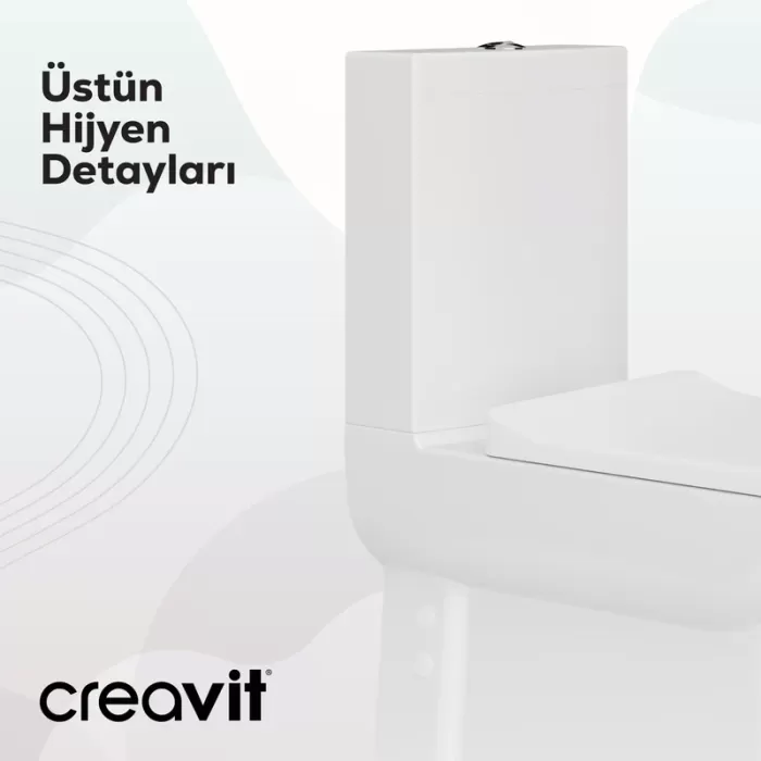CREAVIT REZERVUAR LARA LR410 ( GÖVDE + REZERVUAR KAPAK )