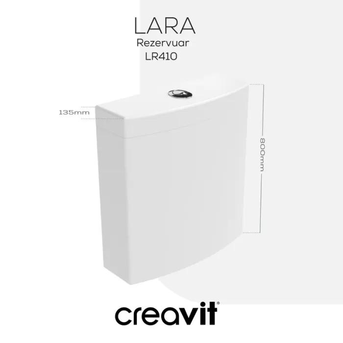 CREAVIT REZERVUAR LARA LR410 ( GÖVDE + REZERVUAR KAPAK )