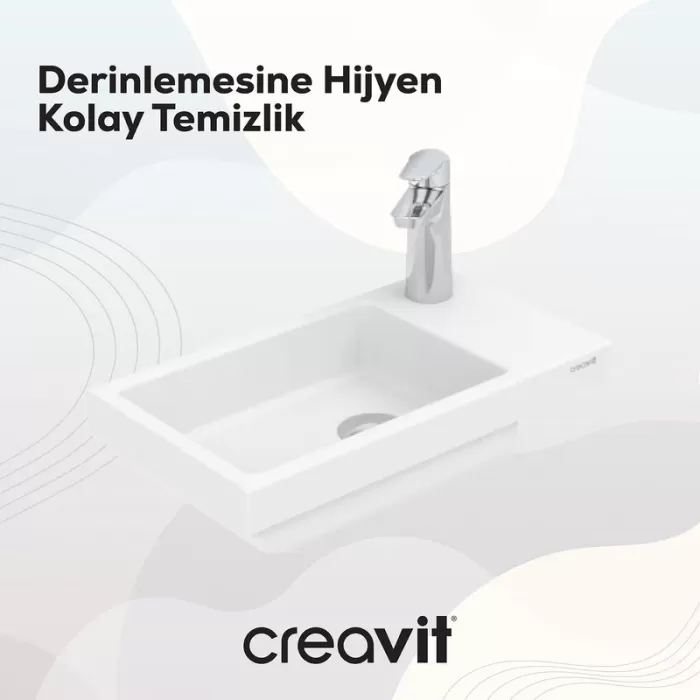 CREAVIT ELMAS LAVABO 50 CM TP026
