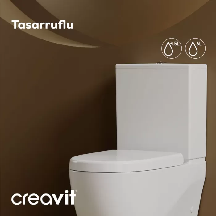 CREAVIT MARE MULTI REZERVUAR BEYAZ MA410 ( GÖVDE + REZERVUAR KAPAK )