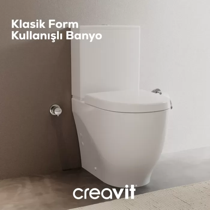 CREAVIT MARE MULTI REZERVUAR BEYAZ MA410 ( GÖVDE + REZERVUAR KAPAK )