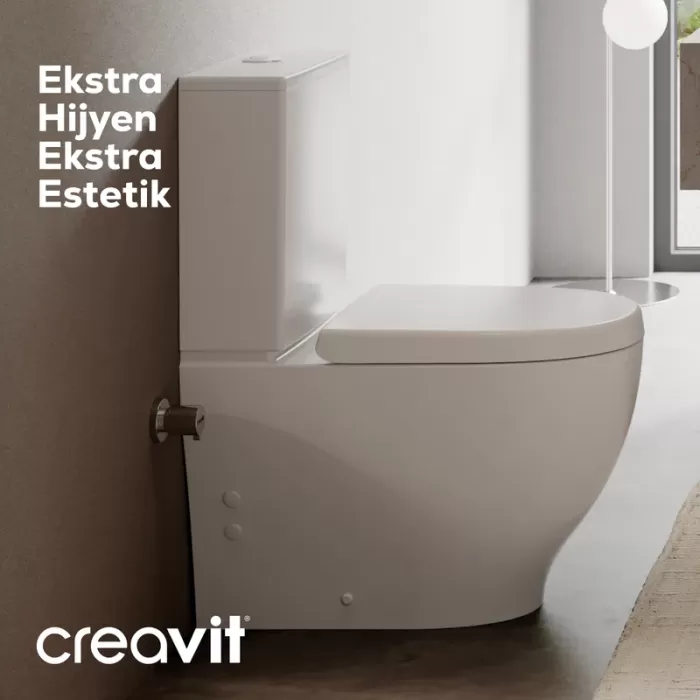 CREAVIT MARE MULTI REZERVUAR BEYAZ MA410 ( GÖVDE + REZERVUAR KAPAK )