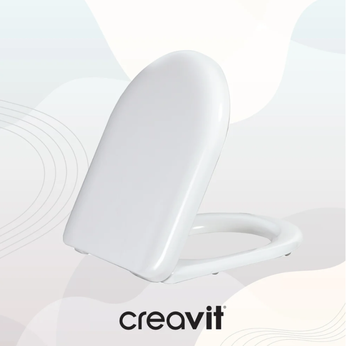 CREAVIT KC2203 TEFEN KLOZET KAPAĞI AMORTİSÖRLÜ BEYAZ