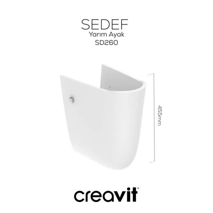 CREAVIT SEDEF YARIM AYAK BEYAZ SD260