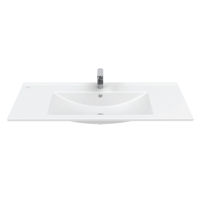 CREAVIT SU ETAJERLİ 120 CM LAVABO BEYAZ SU120