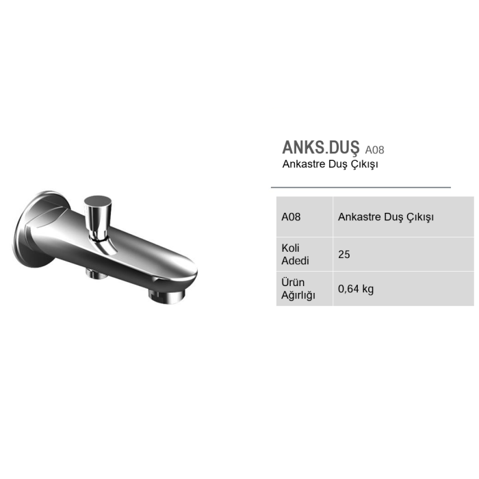 CREAVIT ANKASTRE SU ÇIKIŞI YÖNLENDİRİCİ UCU (OVAL) BT.A08