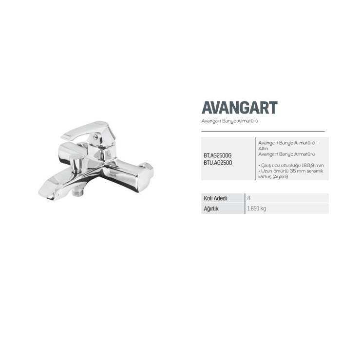 CREAVIT AVANGART BANYO ARMATÜRÜ AG2500