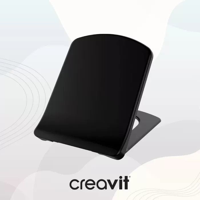 CREAVIT LARA DUROPLAST YAVAŞ KAPANIR MAT SİYAH KLOZET KAPAK KC1603.01.1400E