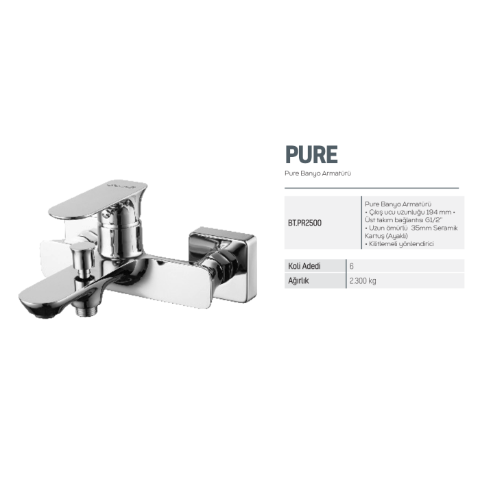 CREAVIT PURE BANYO ARMATÜRÜ PR2500