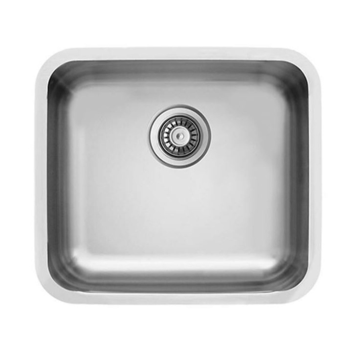 UKINOX D 450 ECO ÇELİK EVİYE 45 CM TEZGAHALTI TAŞMALIKSIZ DÜZ ( S-105 SİFON DAHİL! )