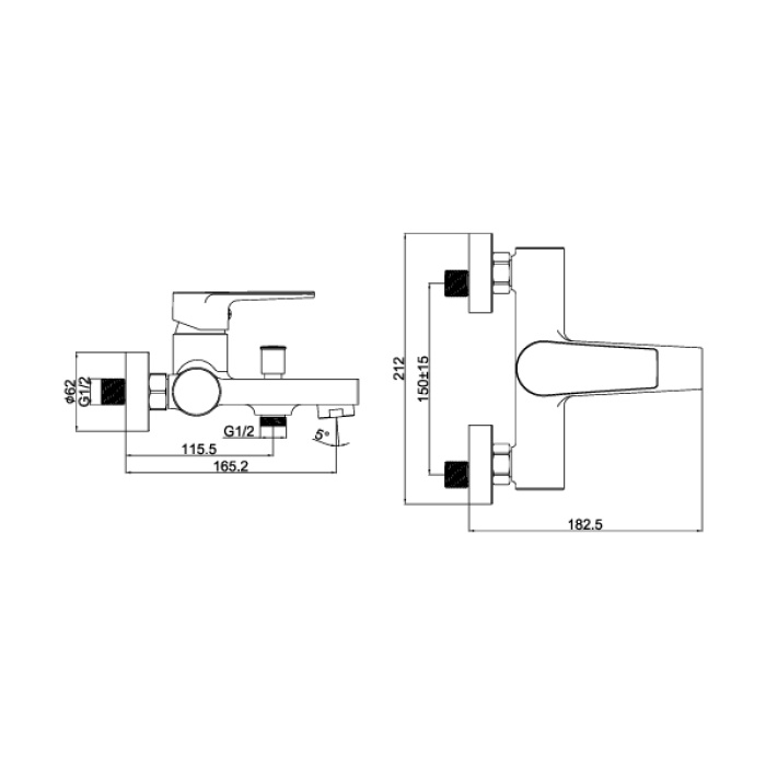 CREAVIT SHARP BANYO ARMATÜRÜ SR2510