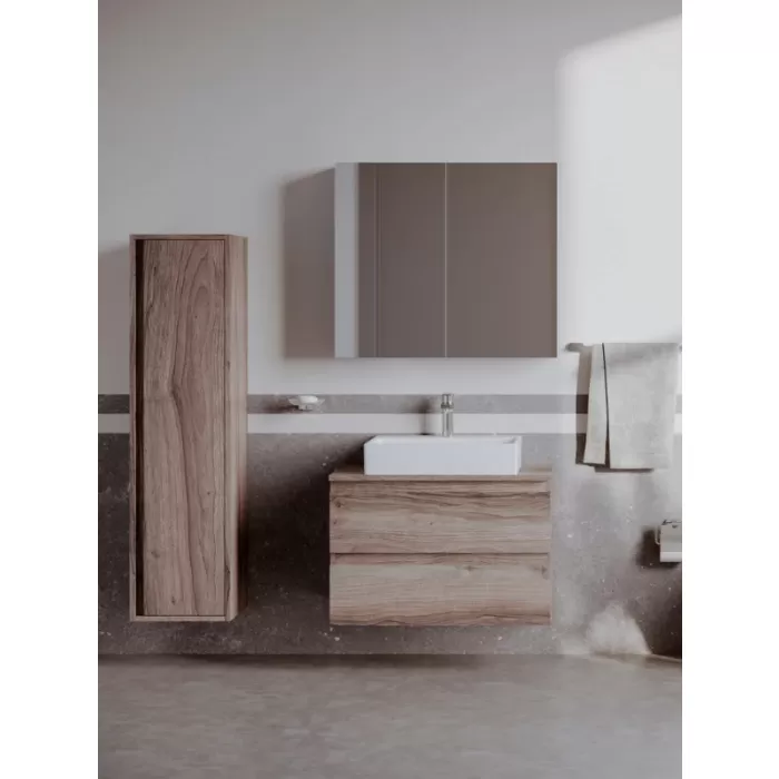 CREAVIT NEXT 50x50 TEZGAH ÜSTÜ KARE LAVABO BEYAZ NX255