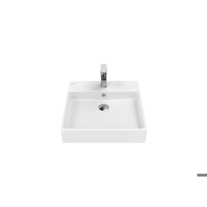 CREAVIT NEXT 50x50 TEZGAH ÜSTÜ KARE LAVABO BEYAZ NX255