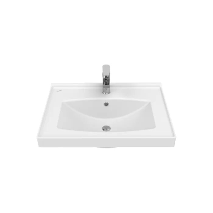 CREAVIT SERA 65 CM DOLAP UYUMLU LAVABO BEYAZ DÜZ TF165