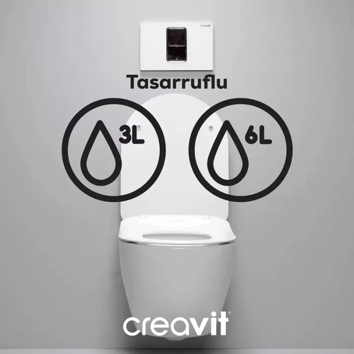 CREAVIT ORE KUMANDA PANELİ MAT GRİ GP3002