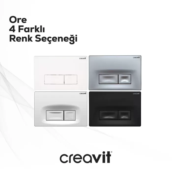 CREAVIT ORE KUMANDA PANELİ MAT GRİ GP3002