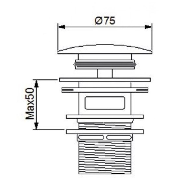 NEWARC SİFON ÜST BASMALI TAKIM DELİKLİ (BRONZ)